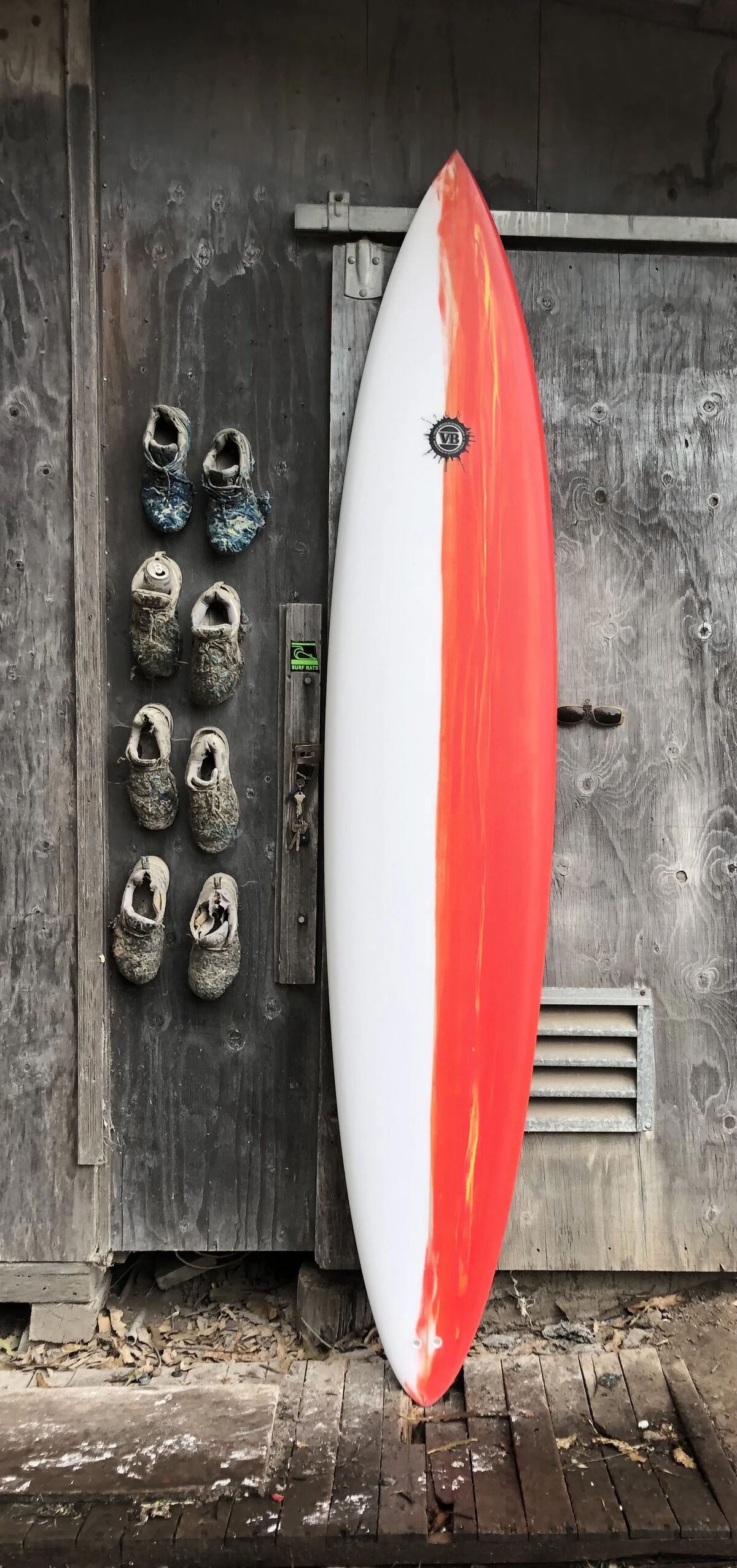 The Roxy surfboard by Vince Broglio