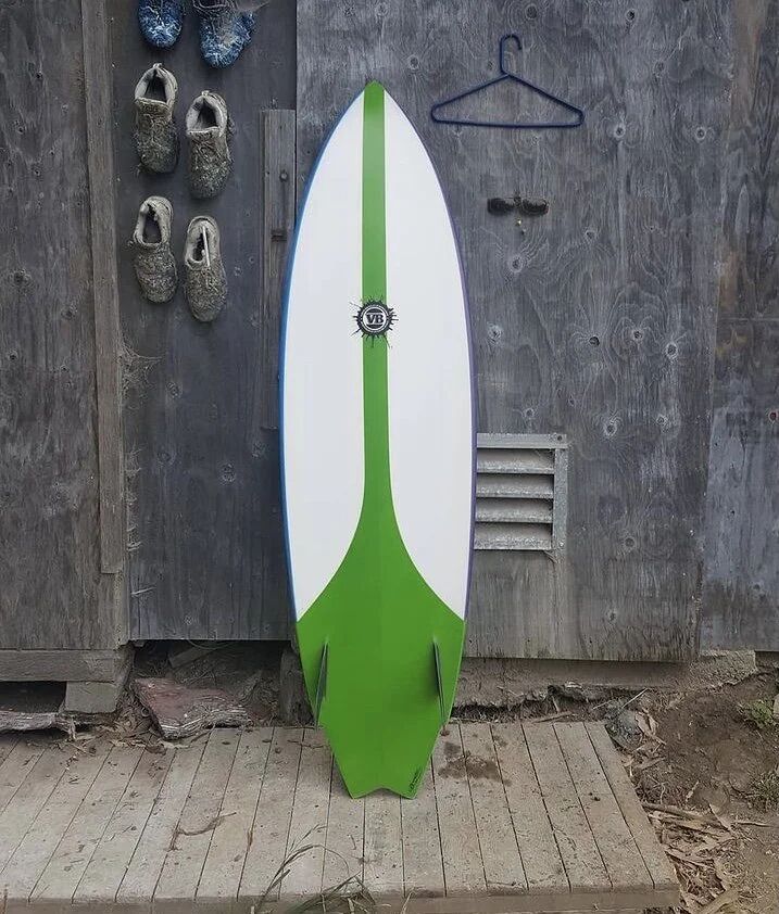 The Twin surfboard by Vince Broglio